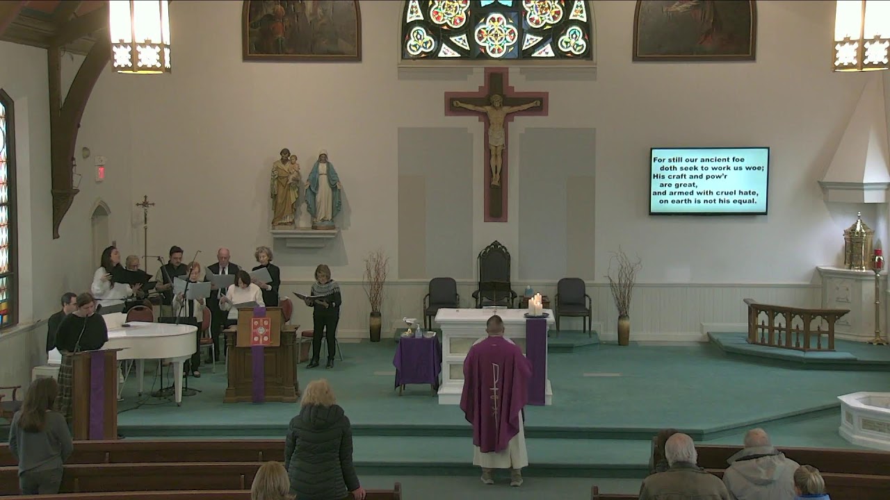 Mass, Feb. 22,  9:30 a.m.