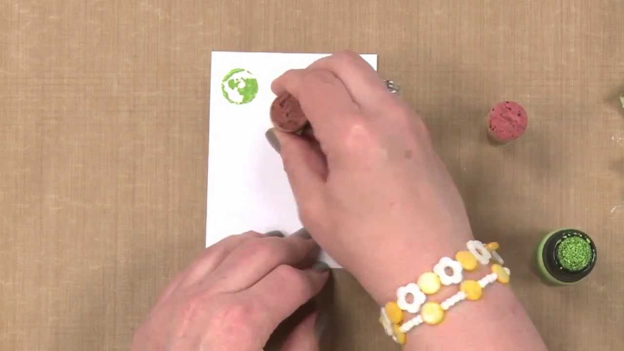 All About Stamping - Make Your Own Stamps: Using Wine Cork, Celery, Etc.