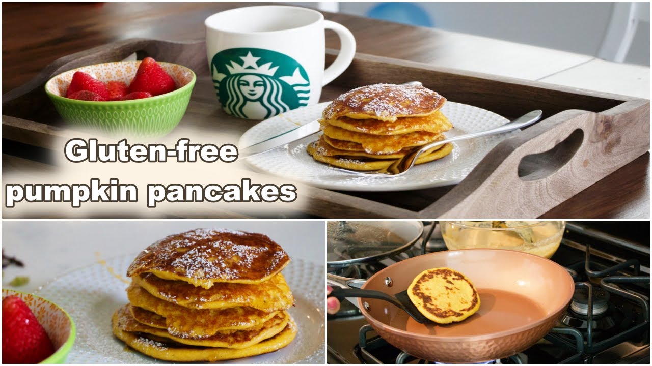 Pumpkin Spice Almond Flour Pancakes | 100% Gluten-free pumpkin pancakes | Grain-free Pancakes