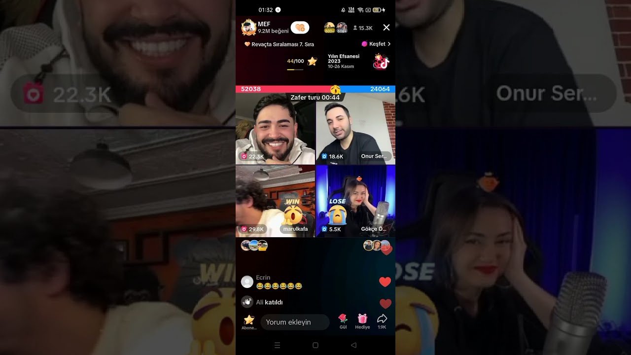 🤣MEF, MARUL,ONUR, GÖKÇE🤦🤯FULL KESİNTİSİZ YAYIN🤣|27/11/2023|