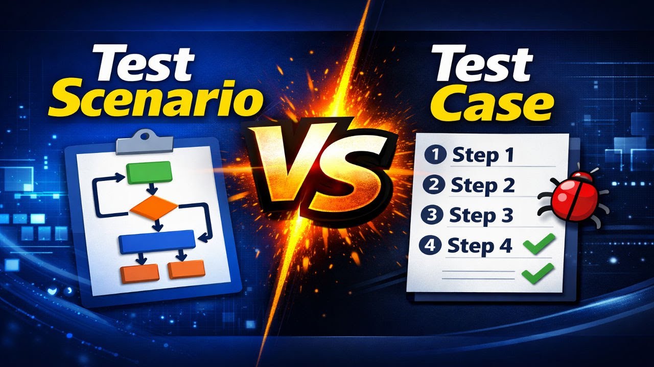 Test Scenario vs Test Case | What Is The Difference Between Test Scenario and Test Case