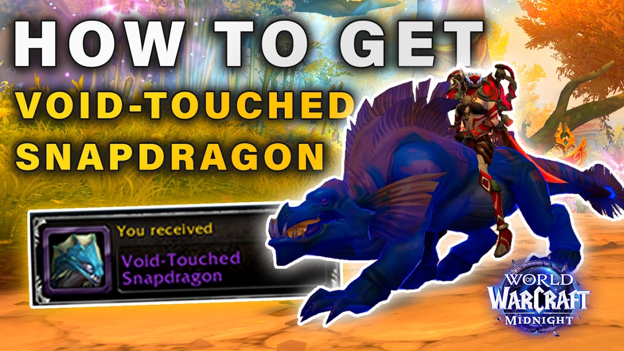 How to get Void-Touched Snapdragon Mount from Ritual Site: DAGGERSPINE POINT ► WoW Midnight