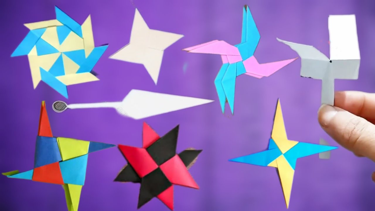 ULTRA UNIQUE ORIGAMI PAPER NINJA WEAPONS 