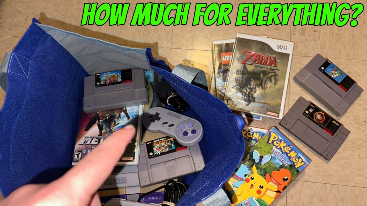Successful Weekend Video Game Hunting at the Flea Market!