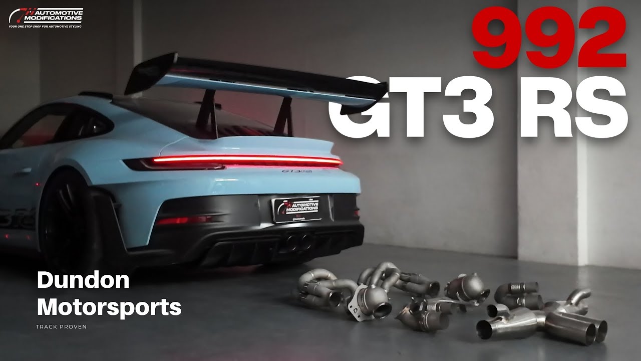 Эта выхлопная система превращает 992 GT3 RS в автомобиль с звучанием RSR | Dundon Motorsports