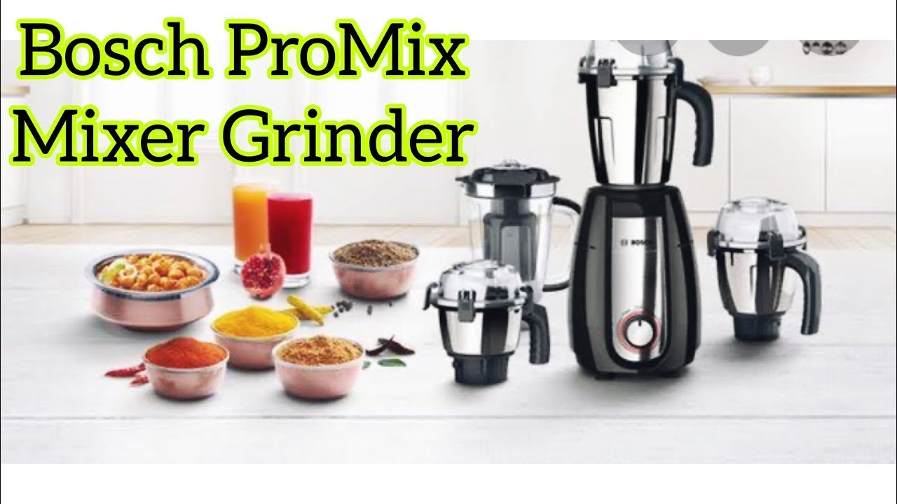 Bosch TrueMixx Pro Mixer Grinder - 4 Jars MGM8842MIN 1000 Watts Review| Bosch Appliances | India