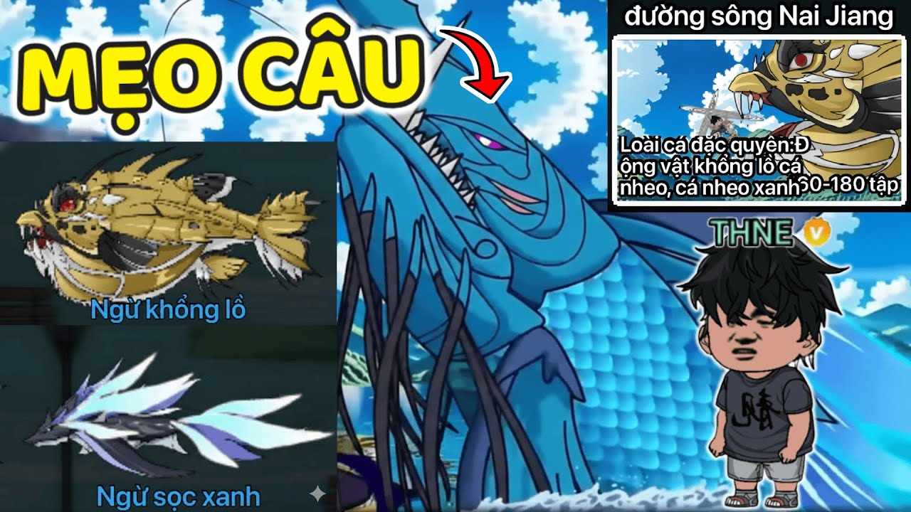THNE PHÁT HIỆN MẸO CÂU NGỪ KHỔNG LỒ VÀ NGỪ SỌC XANH CỰC DỄ TRONG CÂU CÁ VẠN CÂN