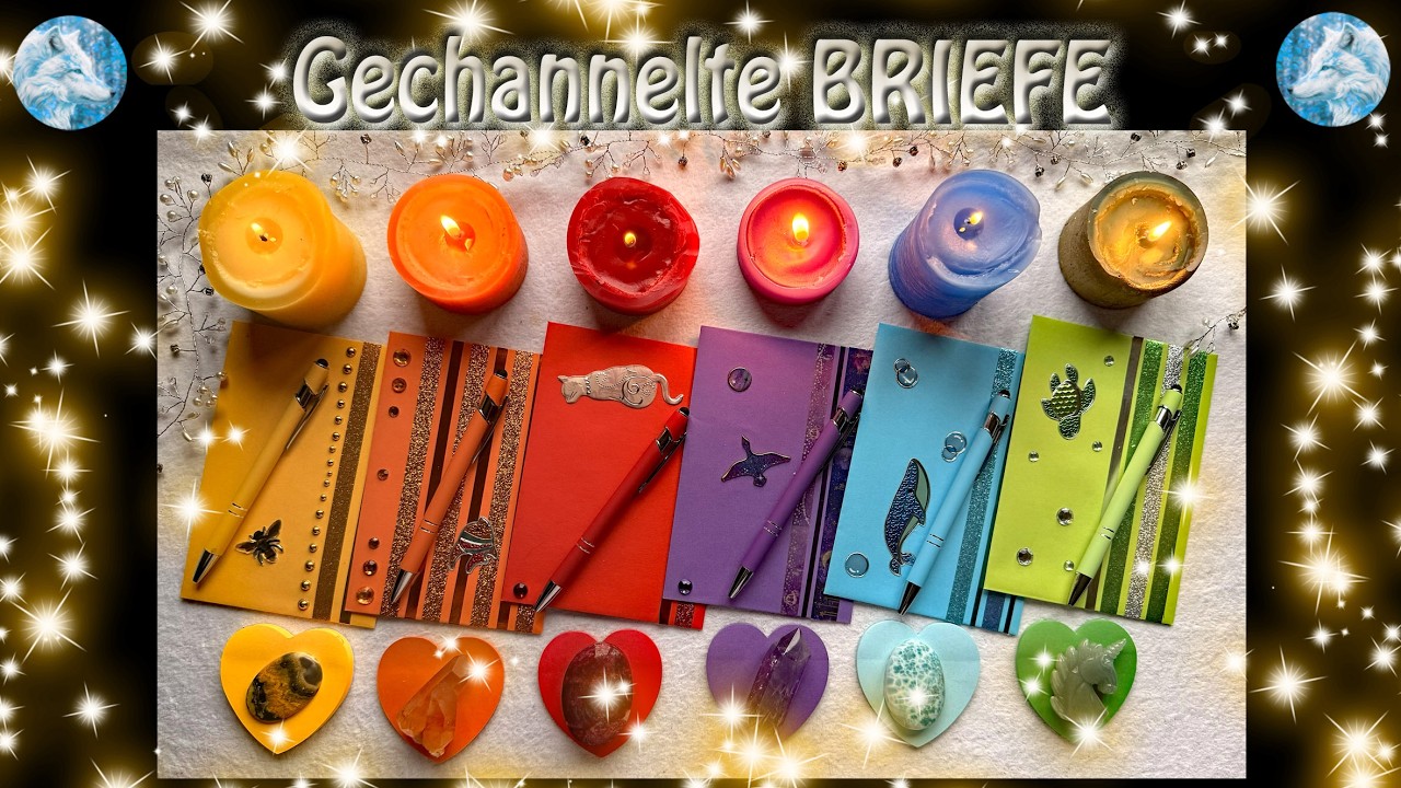 🐺🤍Gechannelte Briefe🤍Intro🤍🐺 Auswahlorakel ☆ Tarot☆zeitlos