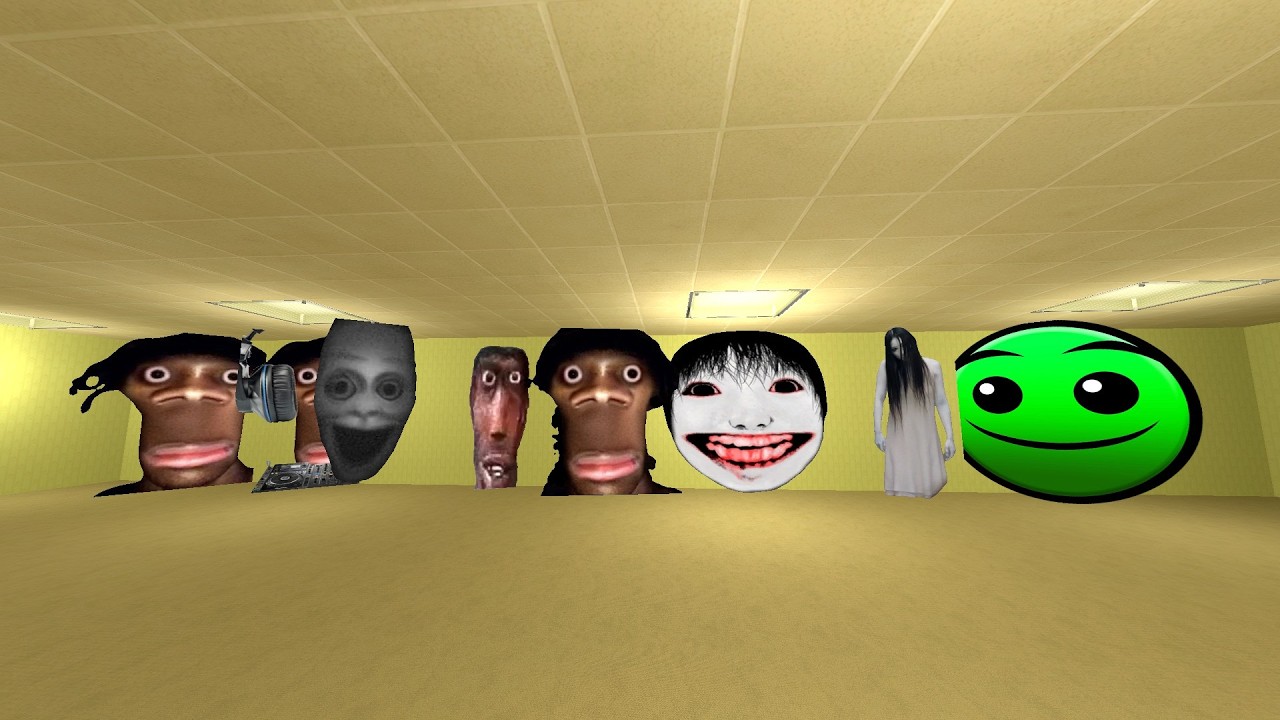 unlimited nexbots in backrooms and garrys mod #Gmod_#Nextbots_#Criminal_Gmod