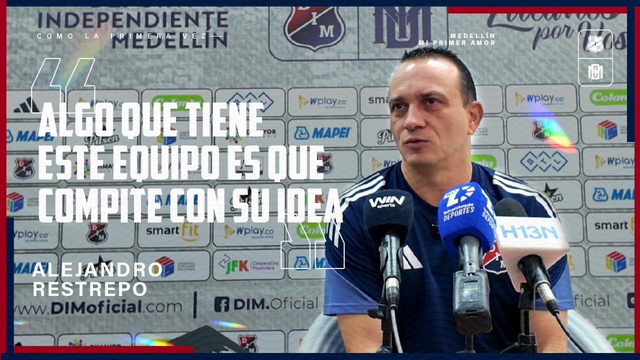 [Reacciones DIM 🎙️🔴🔵] DT Alejandro Restrepo - 24 de septiembre