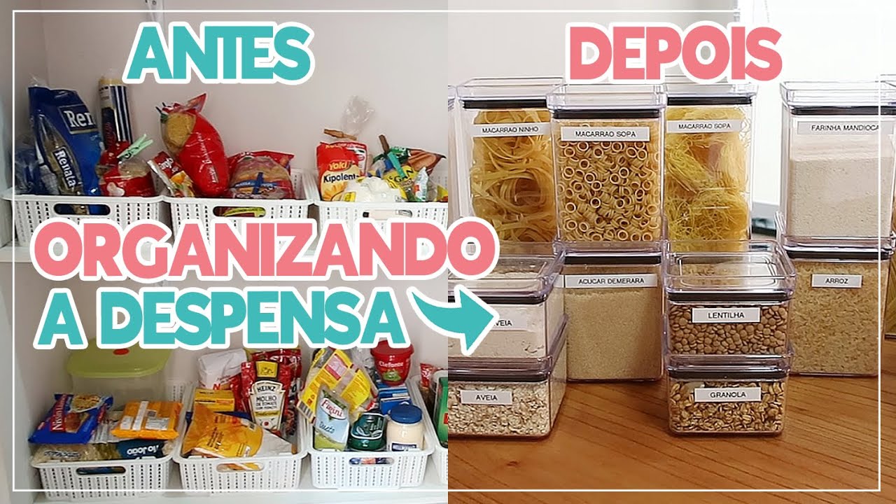 COMO ORGANIZAR ALIMENTOS NA DESPENSA - Thamyê Baseggio