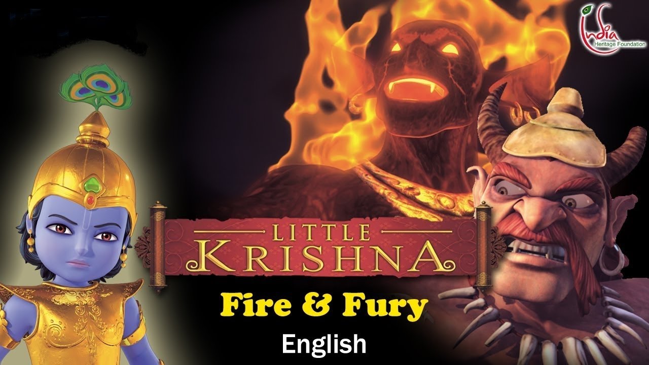 The Fiery Demon and Pralambasura - Little Krishna