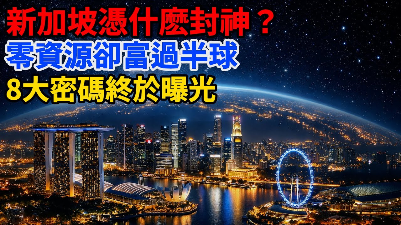新加坡憑什麽？彈丸小國、零資源，卻讓全球華人擠著定居！8 大治理密碼藏不住了
