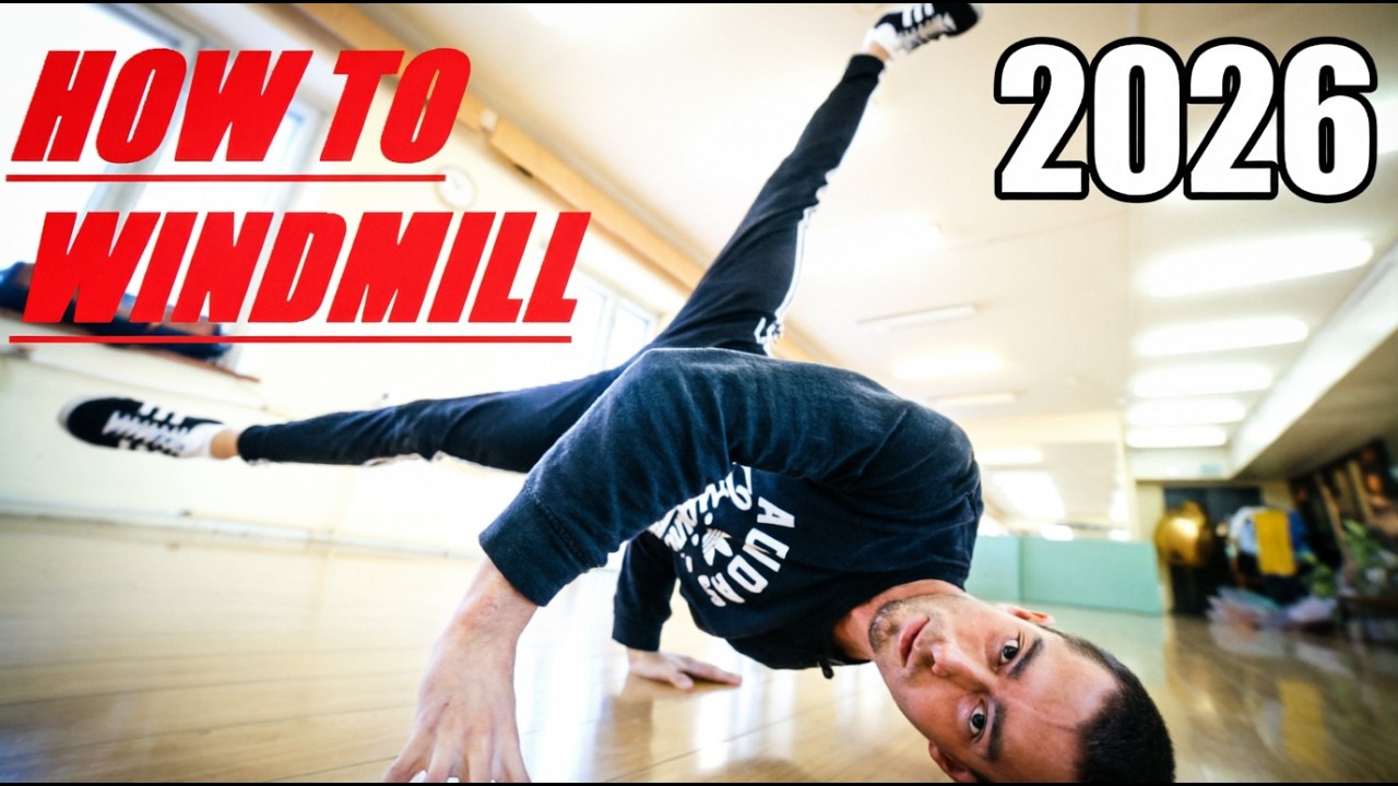 обучалка гелик(how to windmill) b-boy Fe_DoSk1n (ENG Sub)