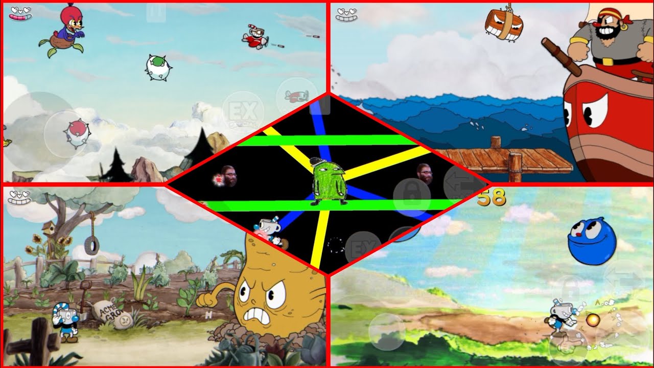 CUPHEAD EXPANSION BETA 2.0 TODOS OS CHEFES + CHEFE SECRETO
