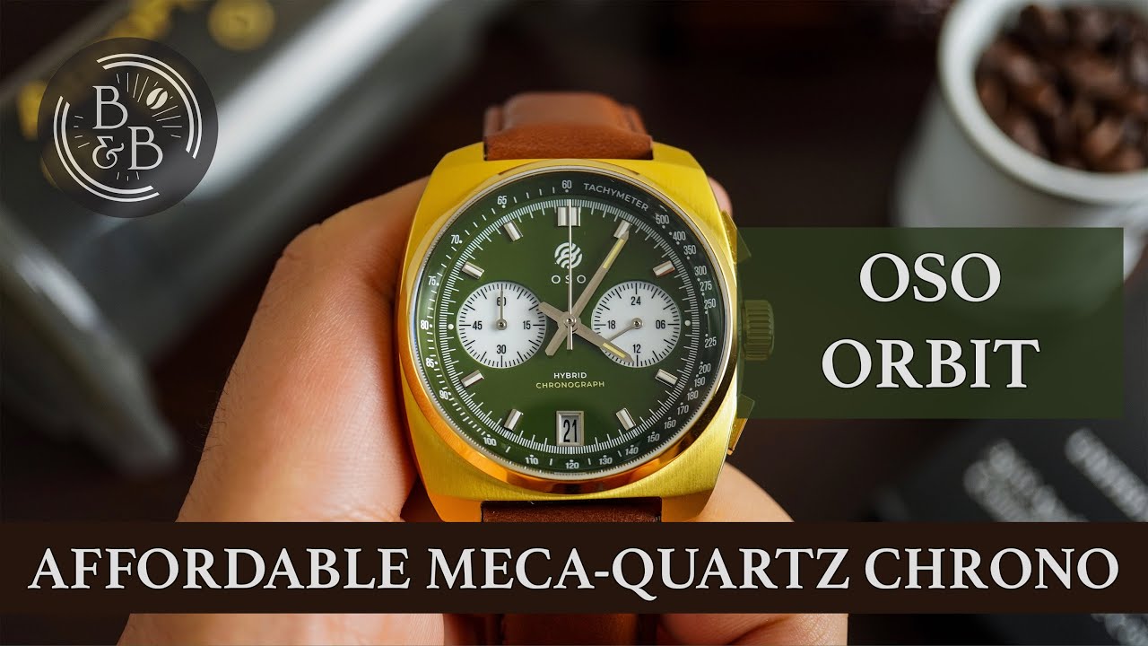 A vintage inspired chronograph with an eye on the cosmos - OSO Orbit Collection Watch Review - B&B