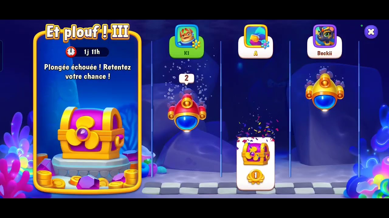 Fishdom level 10238 to 10250 / niveau 10238 au 10250