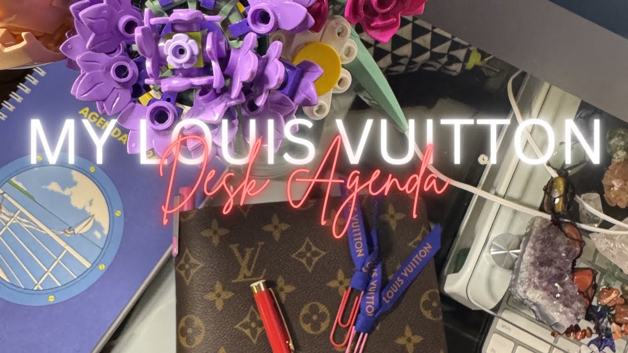 Louis Vuitton Desk Agenda Cover Setup