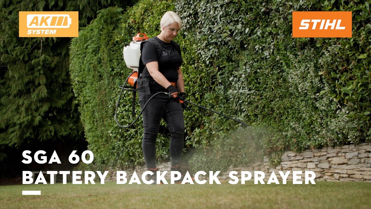 Аккумуляторный распылитель STIHL SGA 60 | Аккумуляторные опрыскиватели STIHL | Аккумуляторная сис...