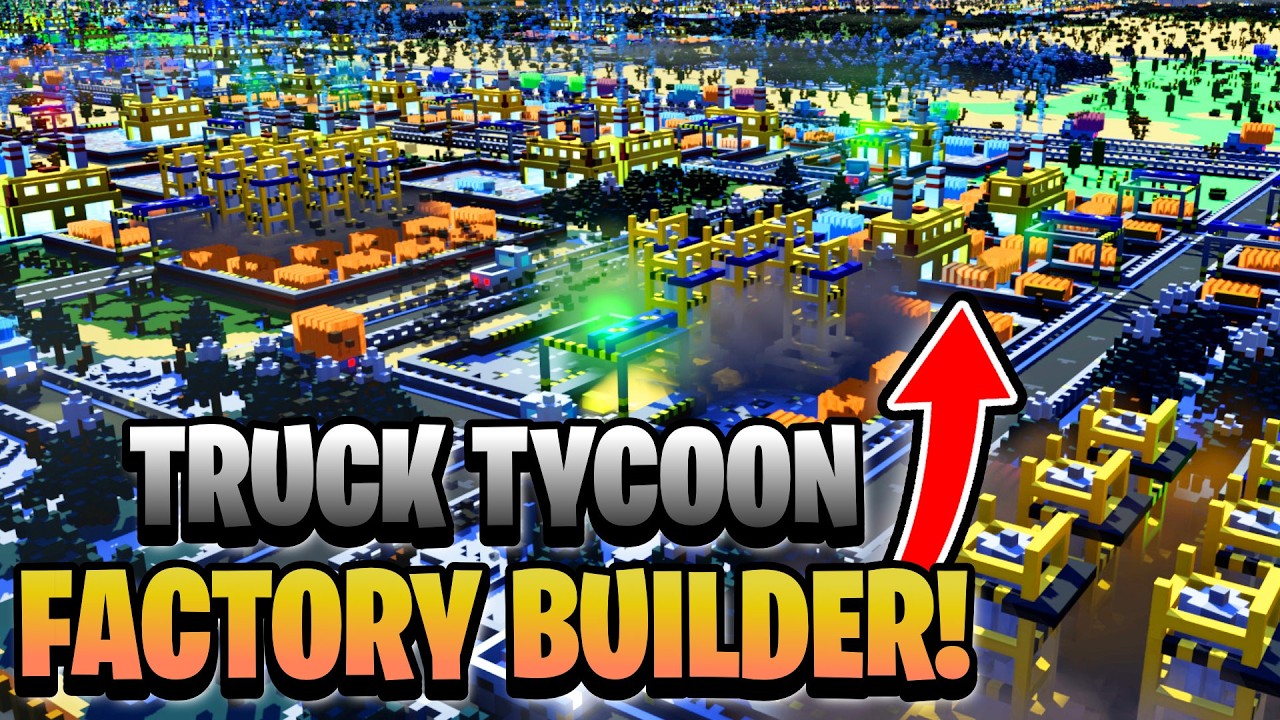 I Automated a MEGA Factory With JUST TRUCKS (No Belts!)