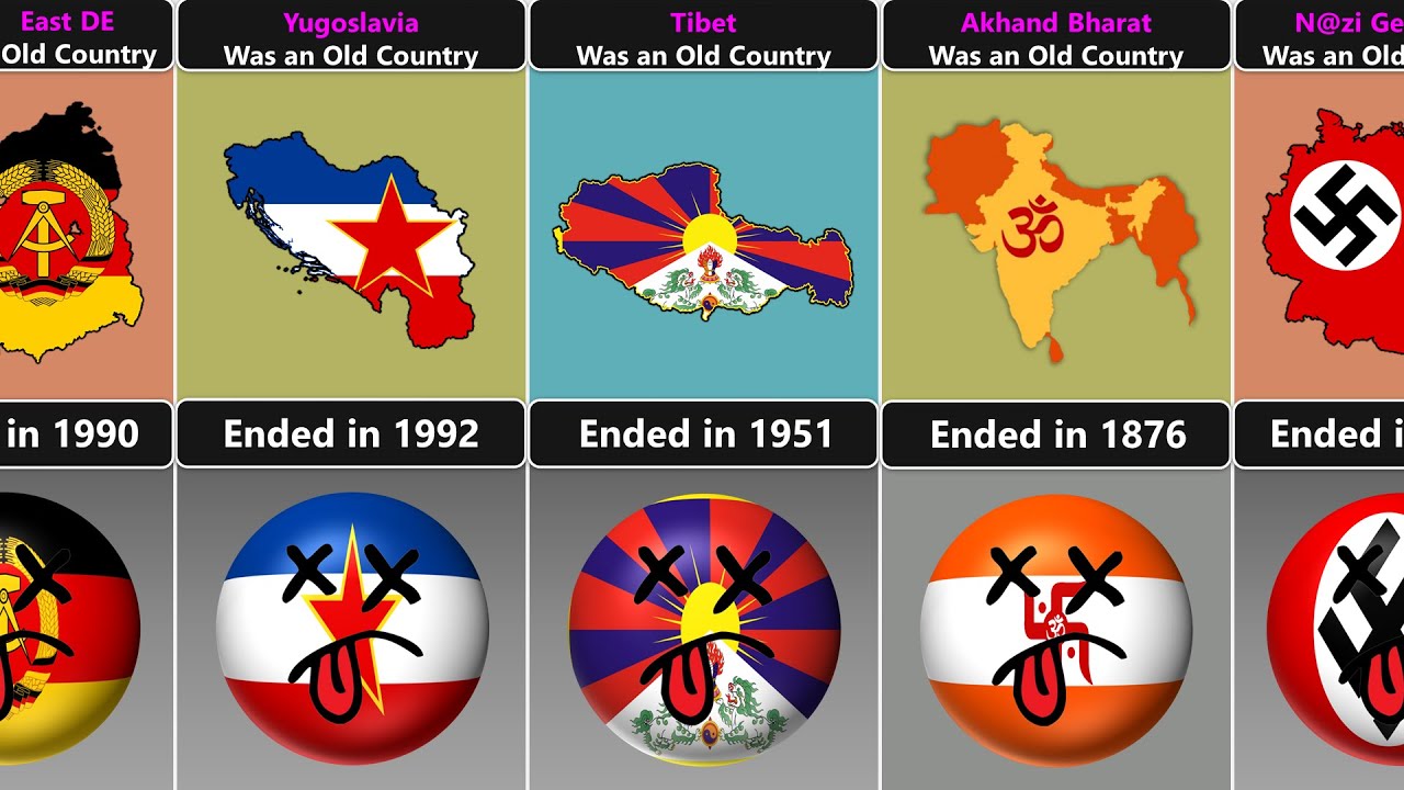 25 Oldest Countries In The Past [Countryballs]