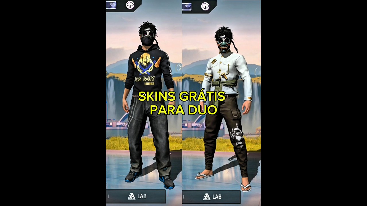skins gr&aacute;tis para duo #freefire #skinsgratis #ghostlooks