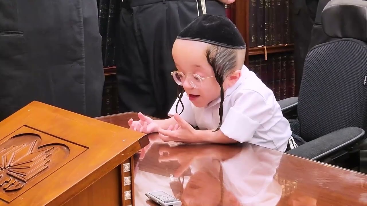 תיעוד מיוחד של הילד המרגש 