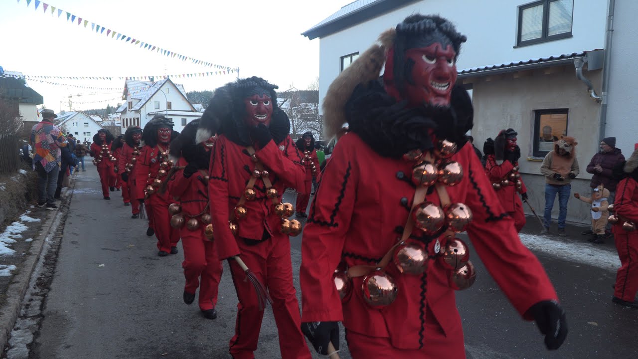Fasnet, Narrentreffen in Schonach Teil2
