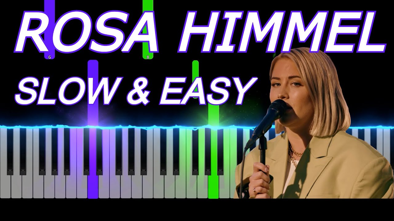 Rosa Himmel - SLOW EASY - Molly Sandén | Piano Tutorial