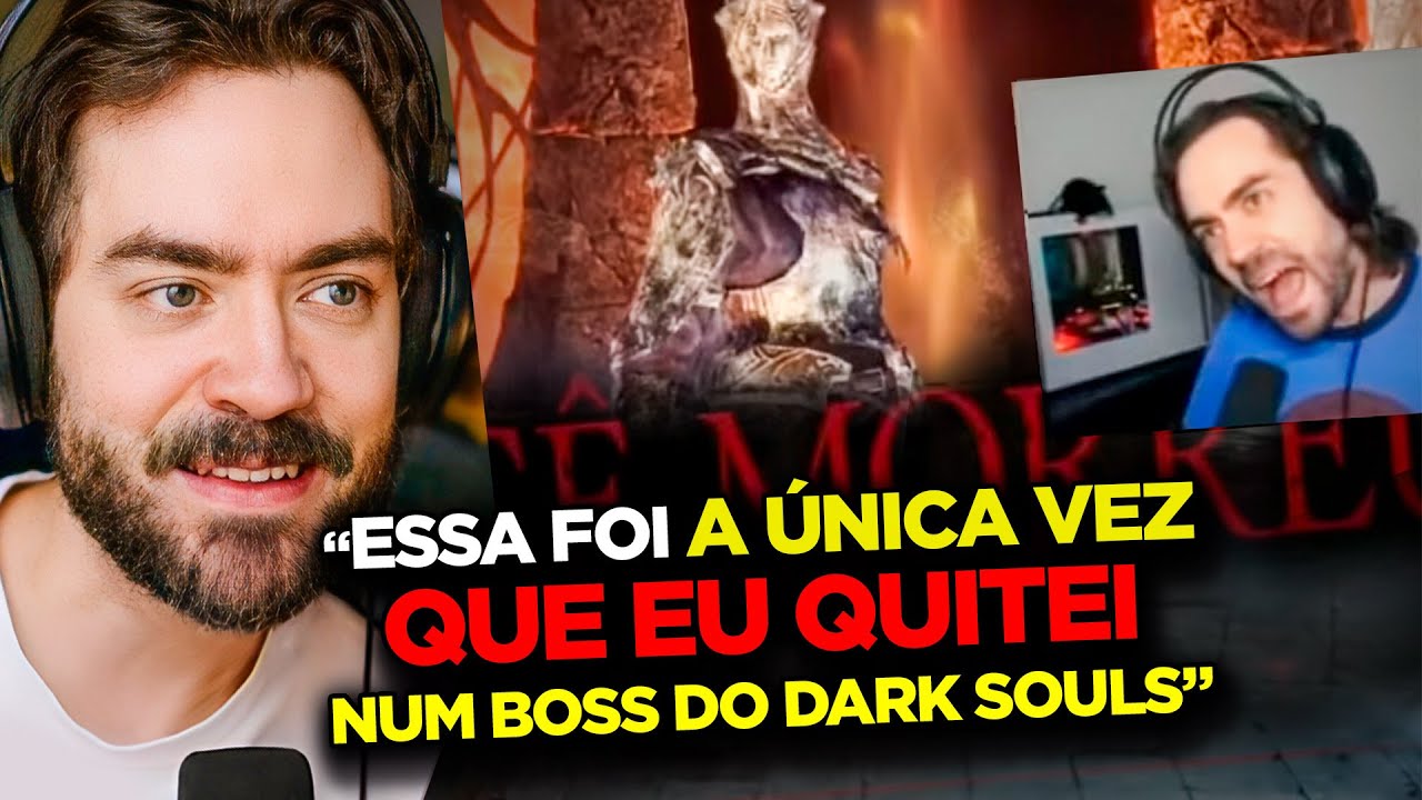 Funky reage ao seu RAGE QUIT em Dark Souls 2 (Boss Ivory King)