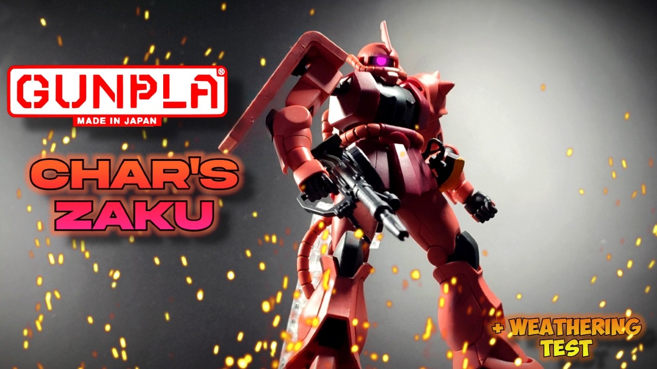 I Build And Customized My Gunpla Char's Zaku!