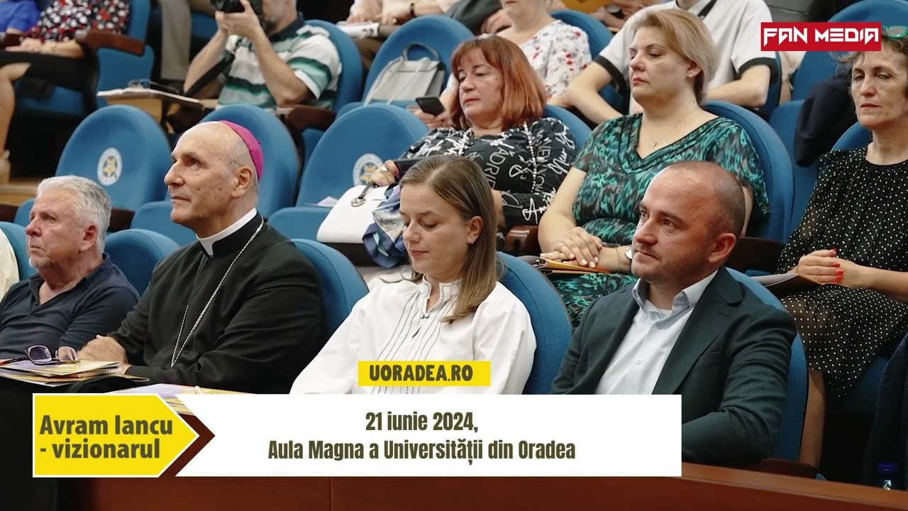 Conferința acad. Ioan-Aurel POP - Președintele Academiei Române la Universitatea din Oradea