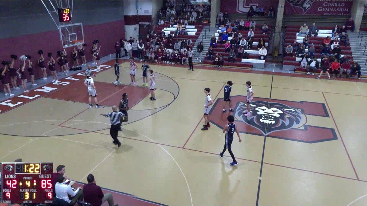 Chelmsford High School vs Lawrence High School Mens Varsity Basketball