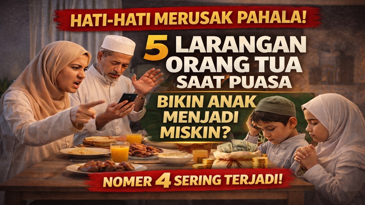 Kenapa Ada Anak yang Sulit Rezeki? Ternyata Ini Kesalahan Orang Tuanya Saat Puasa