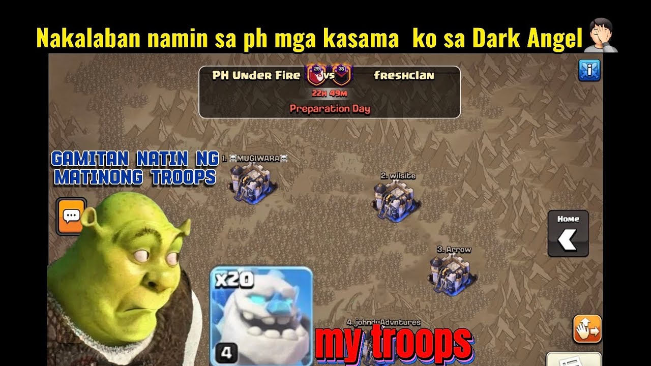 KALABAN KO MGA HITTER NG DARK ANGEL🥴gamitan natin ng matinong troops😌