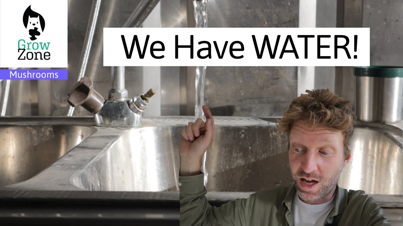 How to Install a Water System for Your Shipping Container Mushroom Farm: Plumbing & Humidifier test!