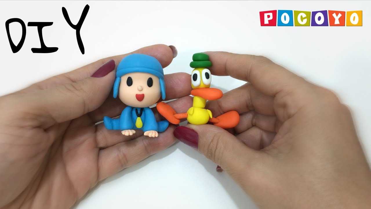 POCOYO | PASSO A PASSO DE 2 PERSONAGENS MUITO FOFO! #luprestesbiscuit #tutorial#porcelanafria