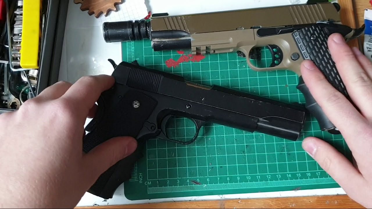 Repliki 1911 Army Armament. Faktycznie szrot? Modyfikacje i opinia na przykładzie r31, r28 i r45