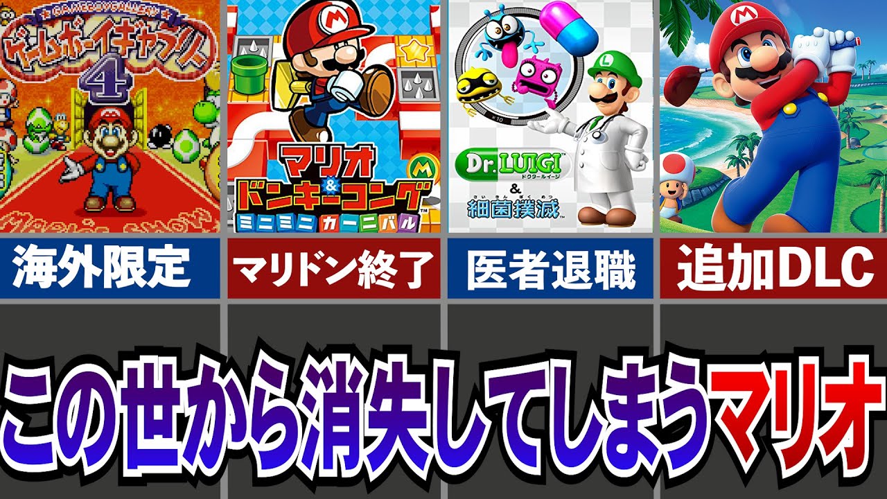 【WiiU・3DS】もう二度と手に入らない！3月から配信停止するレアなマリオのソフト全解説