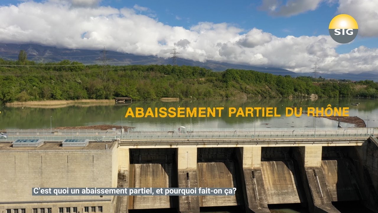 Abaissement partiel du Rhône