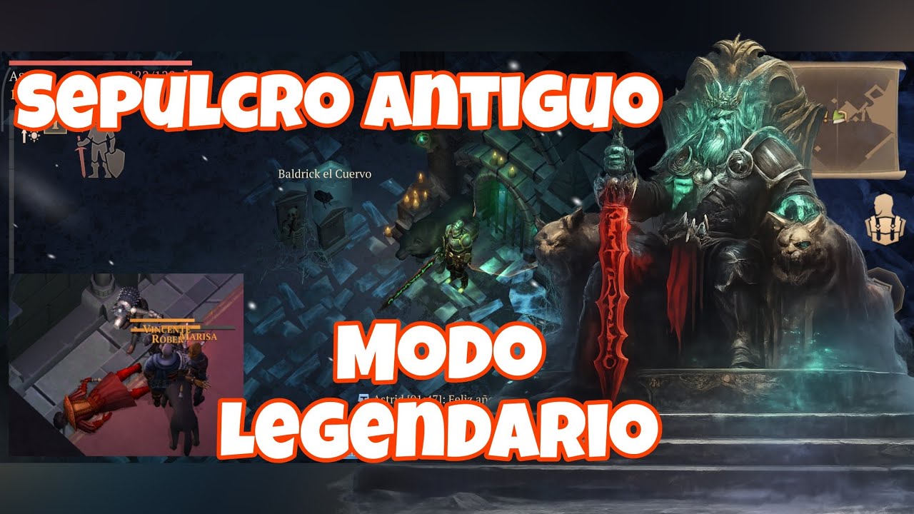 SEPULCRO ANTIGUO / MODO LEGENDARIO ¿ MUY DIFÍCIL? - GRIM SOUL SURVIVAL