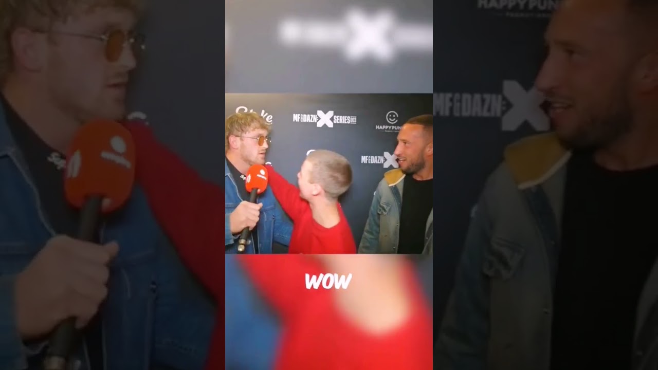 LOGAN PAUL meets FRED BECK for the first time on FREd Talk Fighting