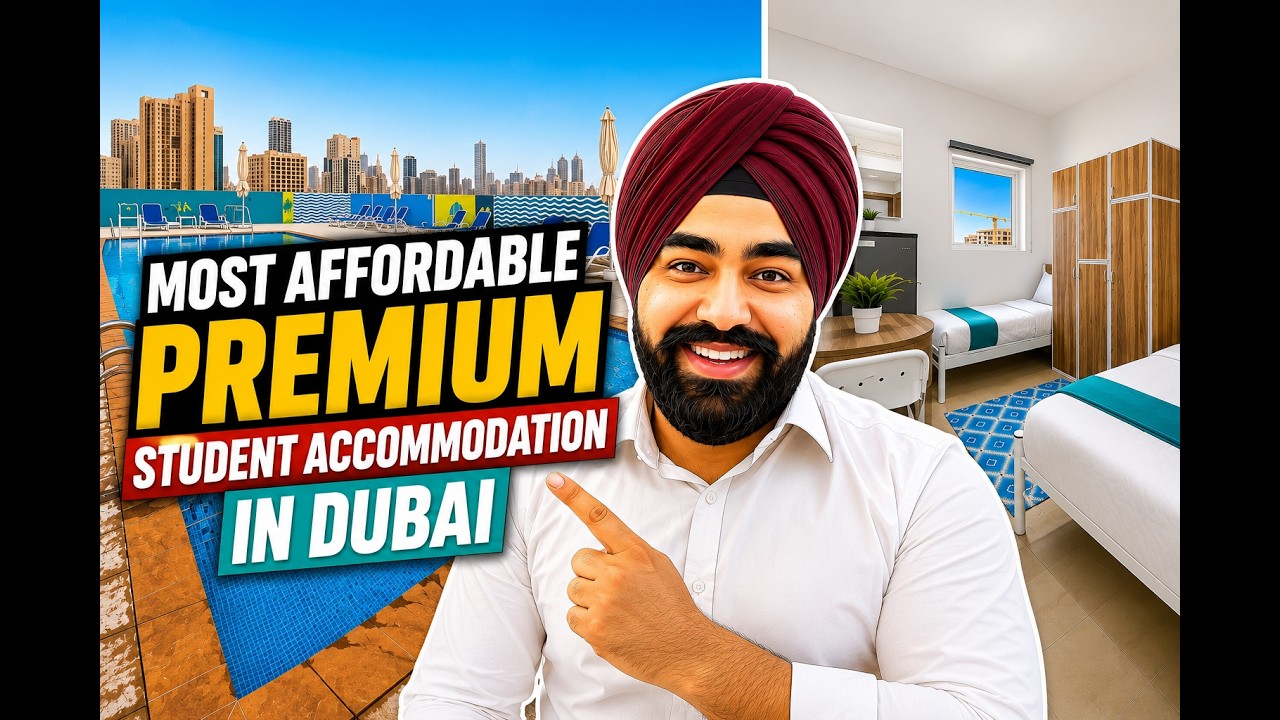 Most Affordable Premium Student Accommodation in Dubai? | MAKAAN | Full Room & Facilities Tour
