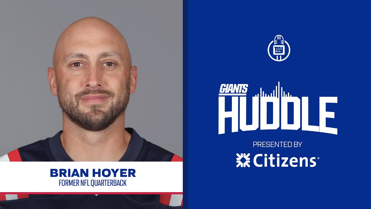 Former NFL QB Brian Hoyer on Jaxson Dart so Far | Giants Huddle | New York Giants