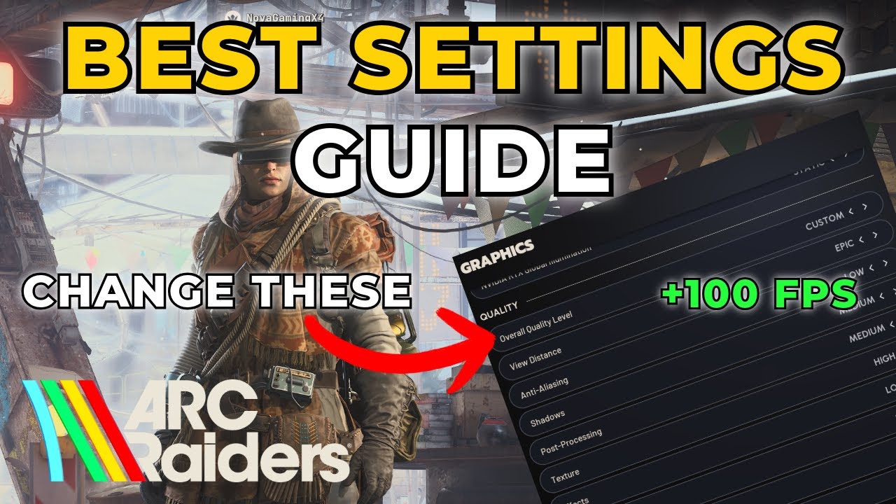 Arc Raiders BEST Settings Guide - MAX FPS & Competitive Edge (Optimization Guide)