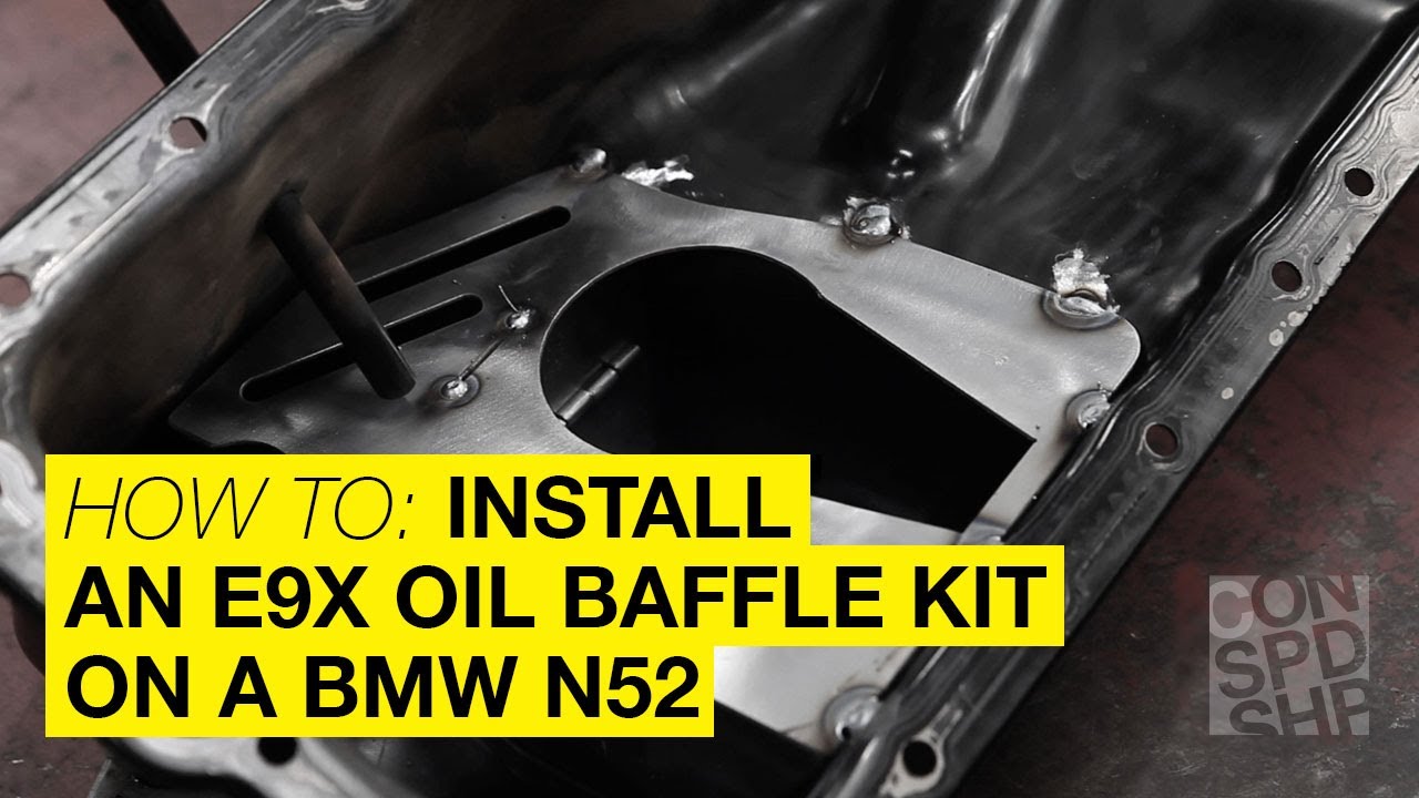 N52 Oil Pan Baffle Kit Install - E90 & E92 - Condor Speed Shop