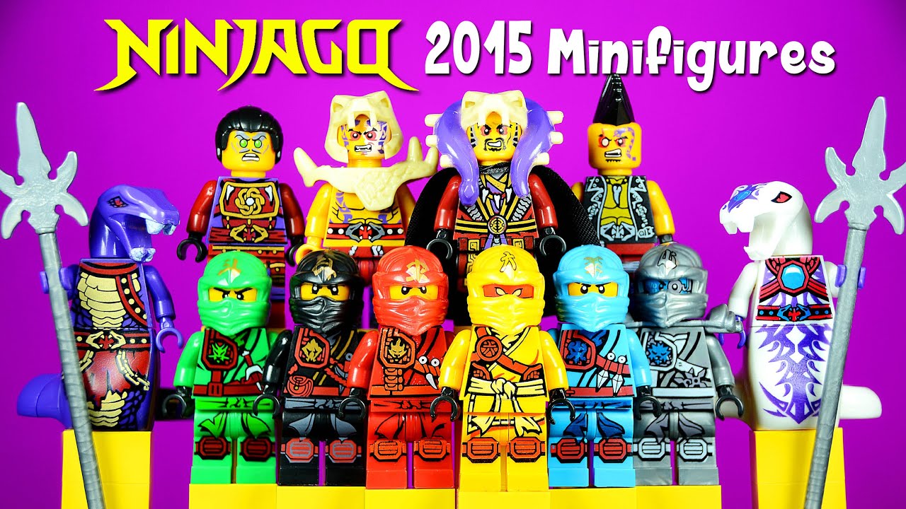 2015 Ninjago in Zukin Robes LEGO KnockOff Minifigures Set 14 Masters of Spinjitzu