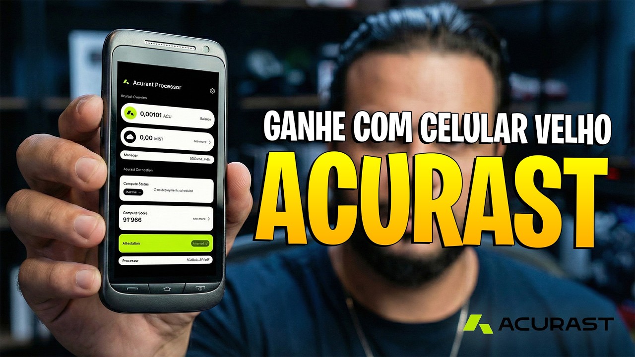Como ganhar dinheiro com celular antigo usando Acurast