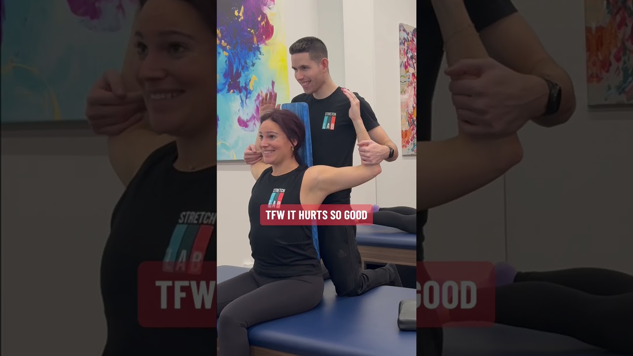 That instant relief though 👀 #StretchLab_Partner #stretching #assistedstretching #stretchlab