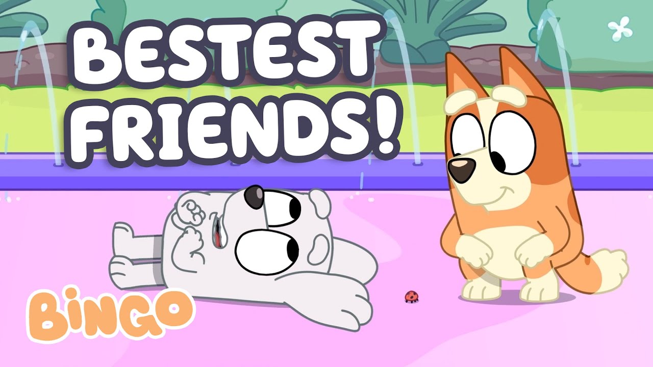 30 MINUTES of Bingo's Bestest Friends! 🧡 🩷 | Adorable Moments, and More! | Bingo - Official Channel